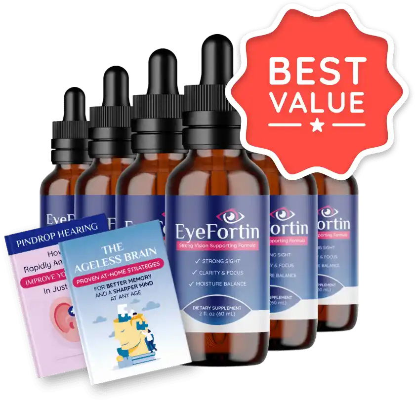 EyeFortin Supplement official 6 bottles